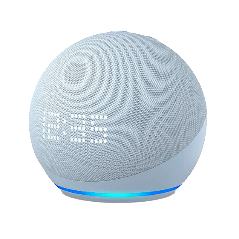Parlante Inteligente Amazon Echo dot 5ta Gen con Reloj Amazon - Innovacell