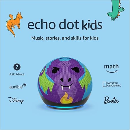 Asistente inteligente Amazon Echo Dot 5 Kids Edition