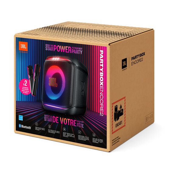 Parlante inalámbrico JBL Partybox Encore 2 c/ microfonos