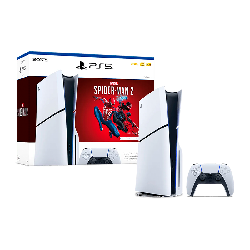 Bundle PS5 Slim 1Tb Spiderman 2