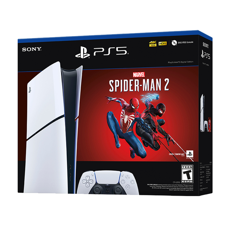 Bundle PS5 Slim Digital 1Tb Spiderman 2