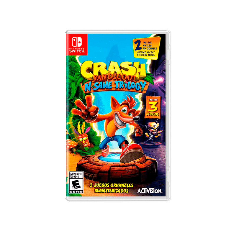 Crash Bandicoot N' Sane Trilogy Juego Nintendo Switch-Consola-Innovacell